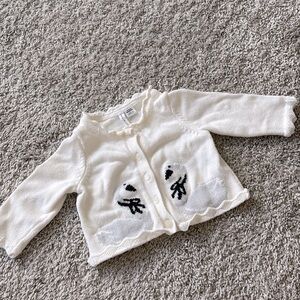 Baby swan sweater